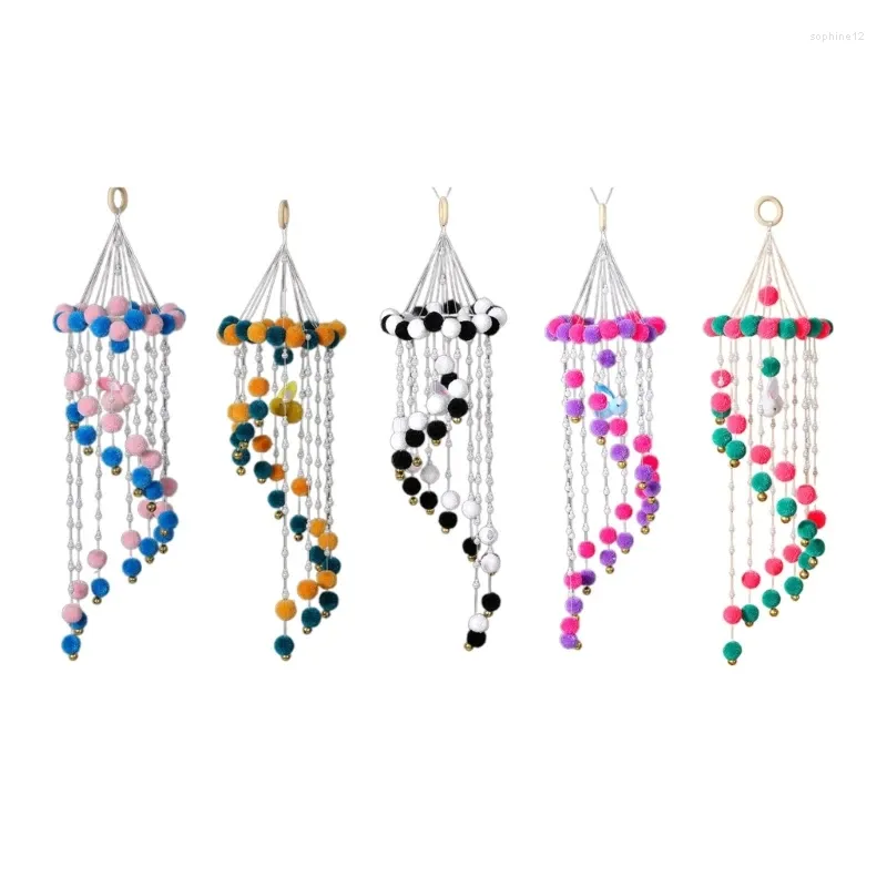 Decorative Figurines H55A Wind Chimes Pendant Bells Musical Windchimes Outdoor Indoor Ornament Decoration