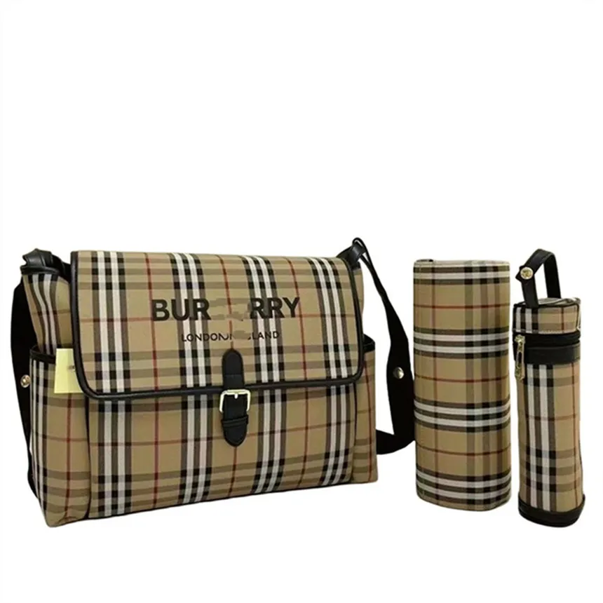 New Brand Designer Diaper Bag Waterproof Mom Bag 3 Diaper