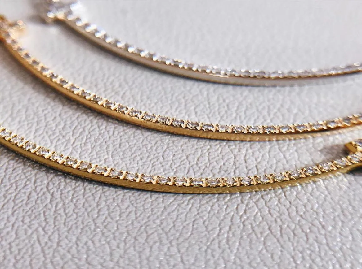 Kadınlar için lüks mücevher tasarımcı kolye kolye kolyeler altın gül platin bağlantı zincirleri elmas yıldönümü hediye sterling gümüş modaya uygun kız arkadaşı1710995