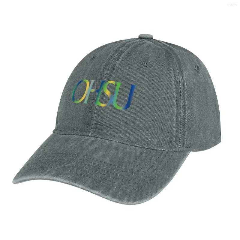 Berets ohsu Krawatten-Dye-Logo Cowboy Hut Markenmann Cap Weihnachten Luxusfrau Männer