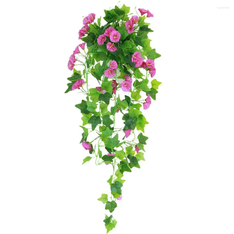 Decorative Flowers High Quality Fake Plant Flower Faux Silk Nice-looking Useful Simulation Morning Glory For Home