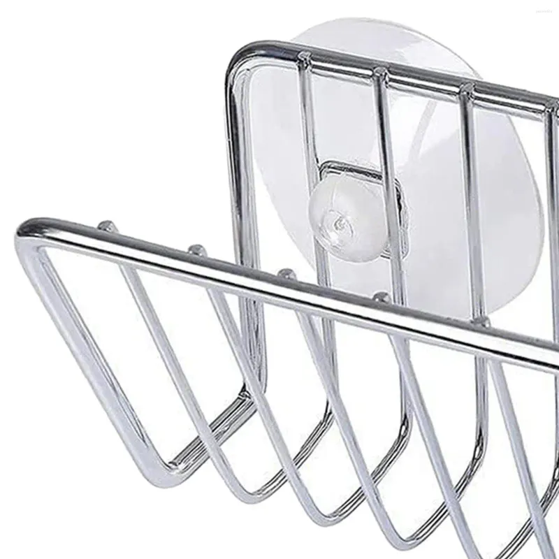 Kitchen Storage Sink Suction Holder Drain Drying Rack Sponge For Soap Scrubbers Home Bathroom