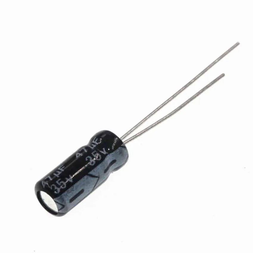 Condensador De Aluminio De 6,3 V, 10V, 16V, 25V, 35V, 50V, 63V, 100V