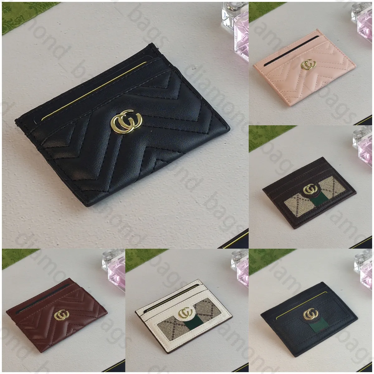 Mini designer portefeuille pour femmes hommes Luxury Womens en cuir portefeuille Designers femme porte-monnaie porte-cartes concepteur recto verso clés sac clés unidex titulaire de carte Carteras