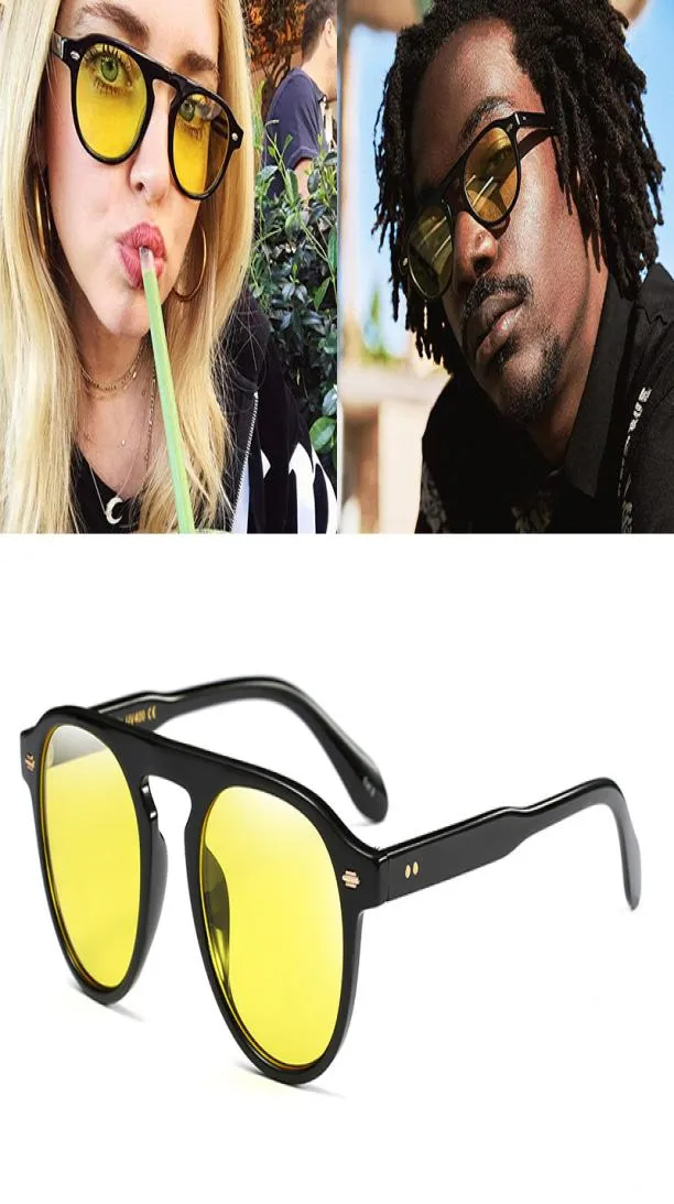 Jackjad 2017 New Fashion Vintage Round Style Tint Tint Ocean Lens Sunglasses Мужчины Женщины дизайн бренда Sun Glasses Oculos de Sol 921063088306