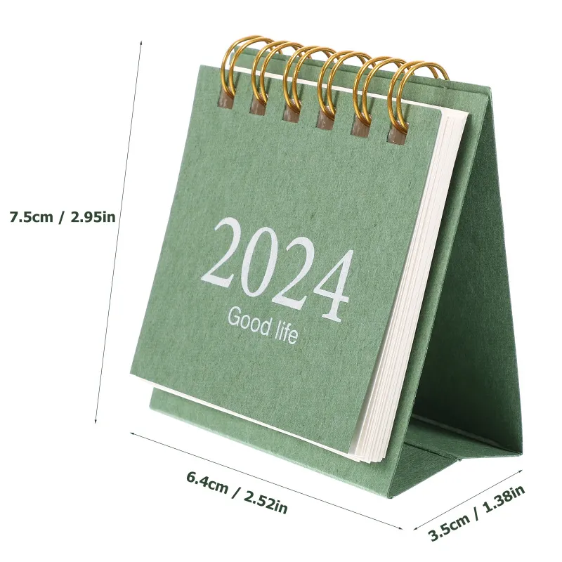 2022-2023 MINI FLIP Desk Calendar Desktop Paper Stand Calendar Table Organizer EUR 8,50 - View #4