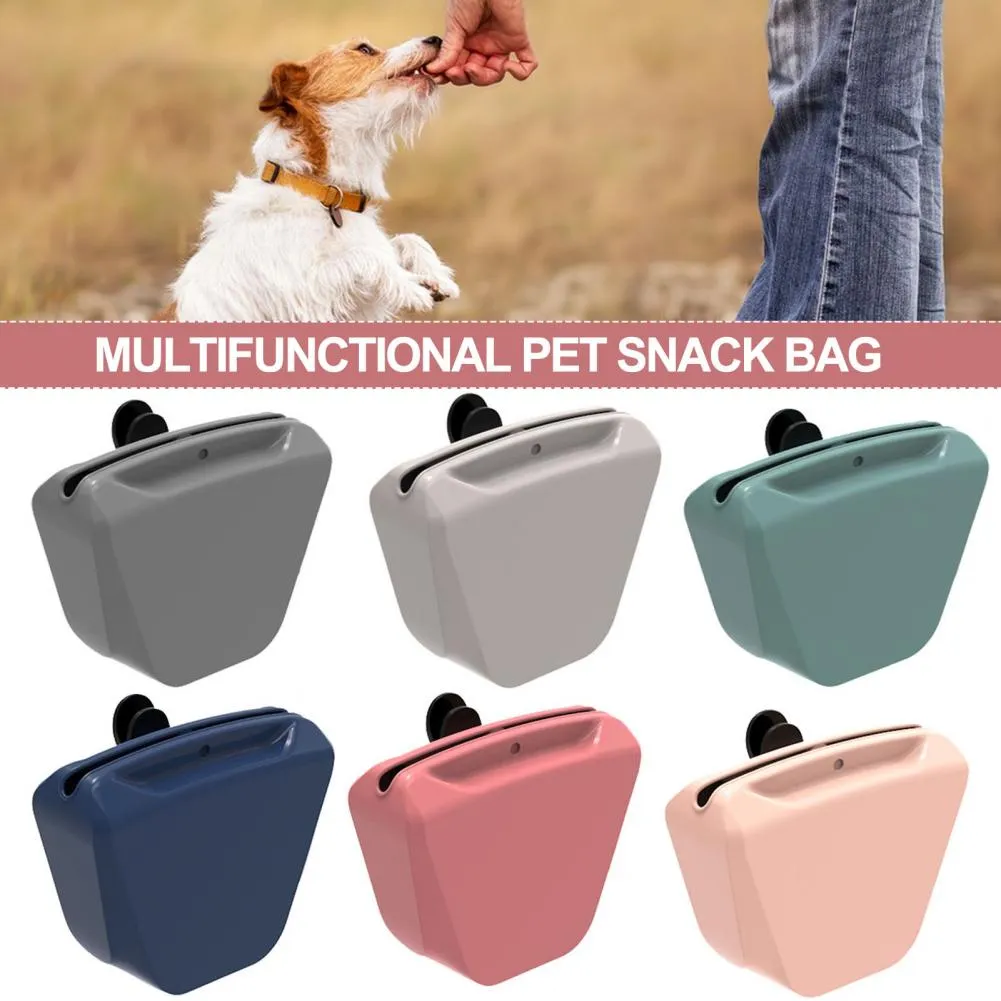 Portable Silicone Dog Treat Pouch: Magnetic Closure Waist Shop Now!  Best Seller Dog Leash Treat Bag