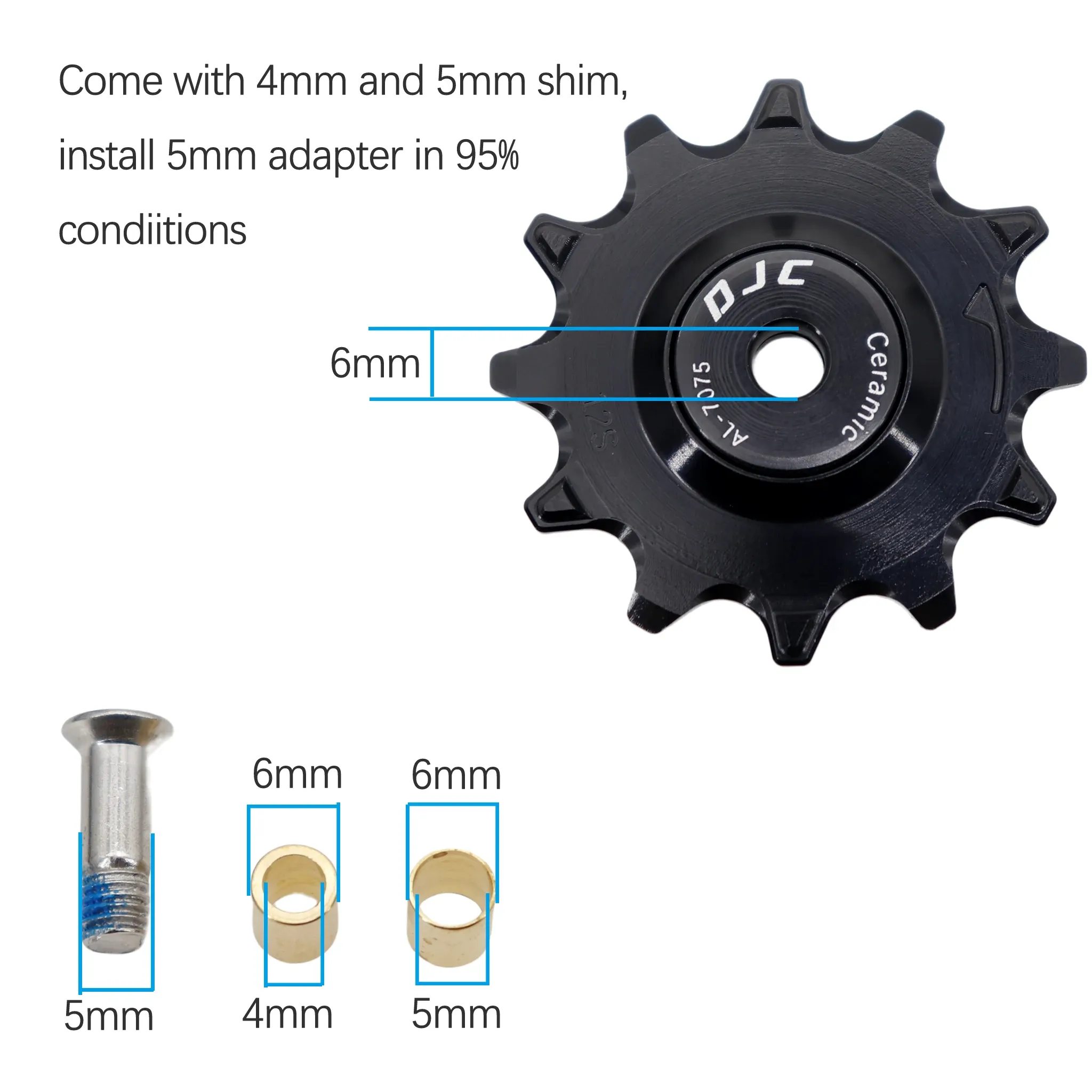 Save Big on Bulk Sram Pulley Wheels 12 Speed Bicycle Chain Ceramic Bearing  Pulley Wheel Guide Roller, 11T 14T, For Mountain Road Bikes Lightweight, 