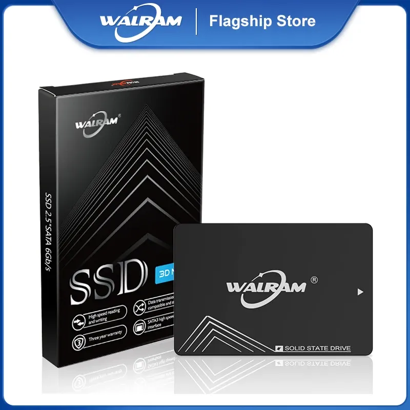 Azionamento Walram SSD 128GB 240 GB 120GB 256GB 512GB 120 GB 1TB 240GB 60GB HDD 2,5 '' Disk rigido a stato solido SATA 3 per laptop desktop