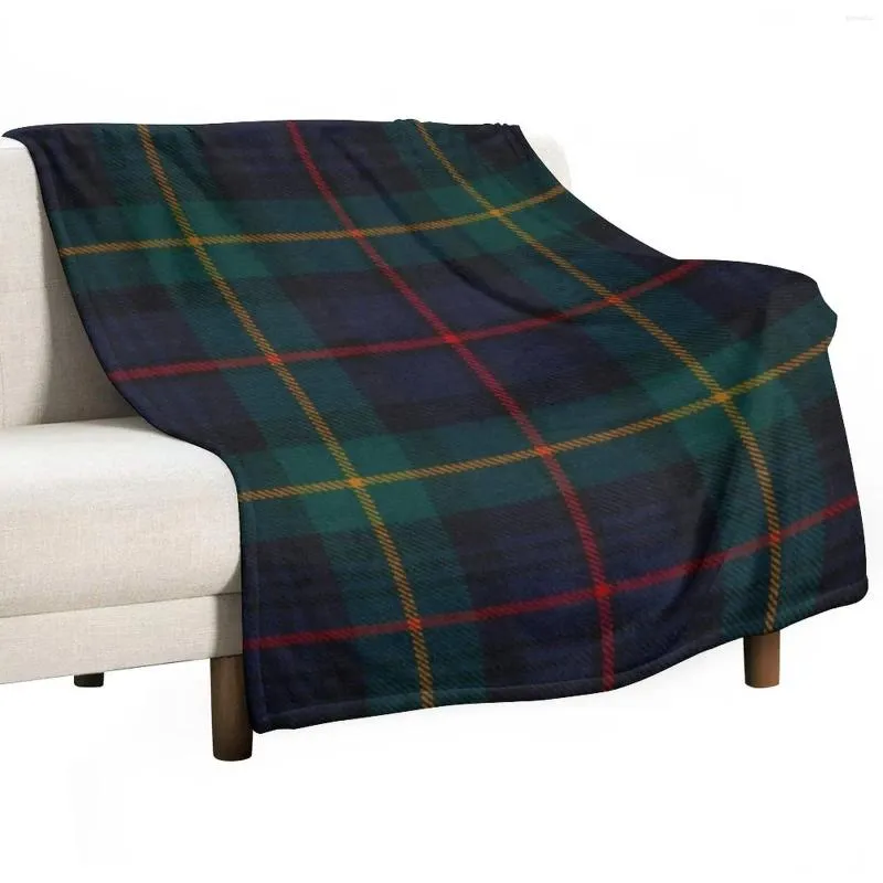 Одеяла Фаркухарсон Шотландский Тартан Тартан Бросок одеяло на заказ пушистые манги