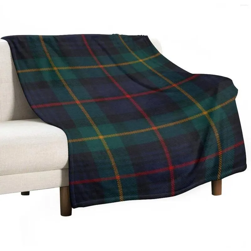 Blankets Farquharson Scottish Tartan Throw Blanket Custom Furry Manga