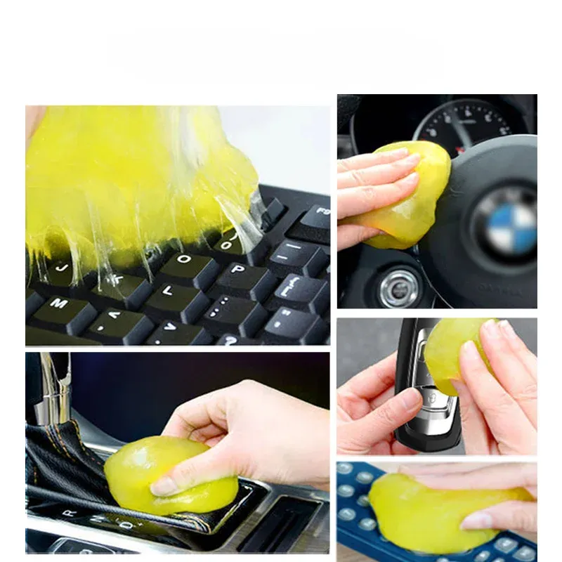 Fast Magic Dust Cleaning Compound Clean Gel Super Soft Sticky Clean Slimy Gel Cleaner Wiper For Laptop Keyboard and car