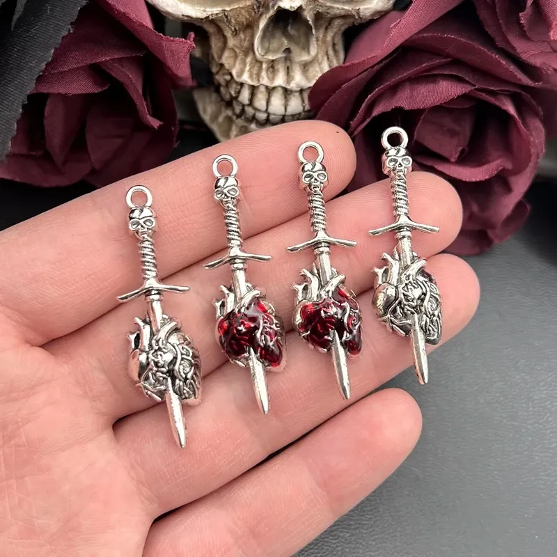BEAMARKER 24 Stück 12 Stile Gothic Charms Bulk Tib Produktbild-Vorschau 8