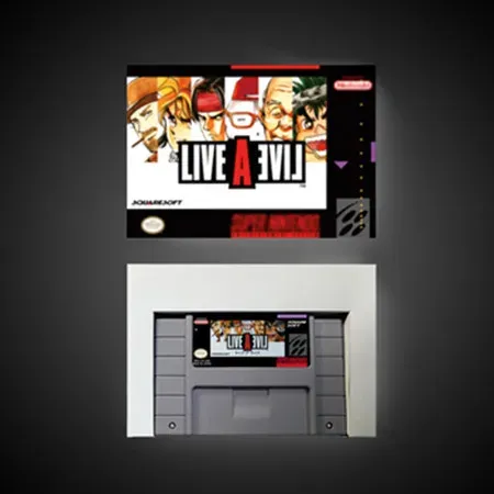 Accessori Live A Live RPG Game Card Battery Box Retail Version US US