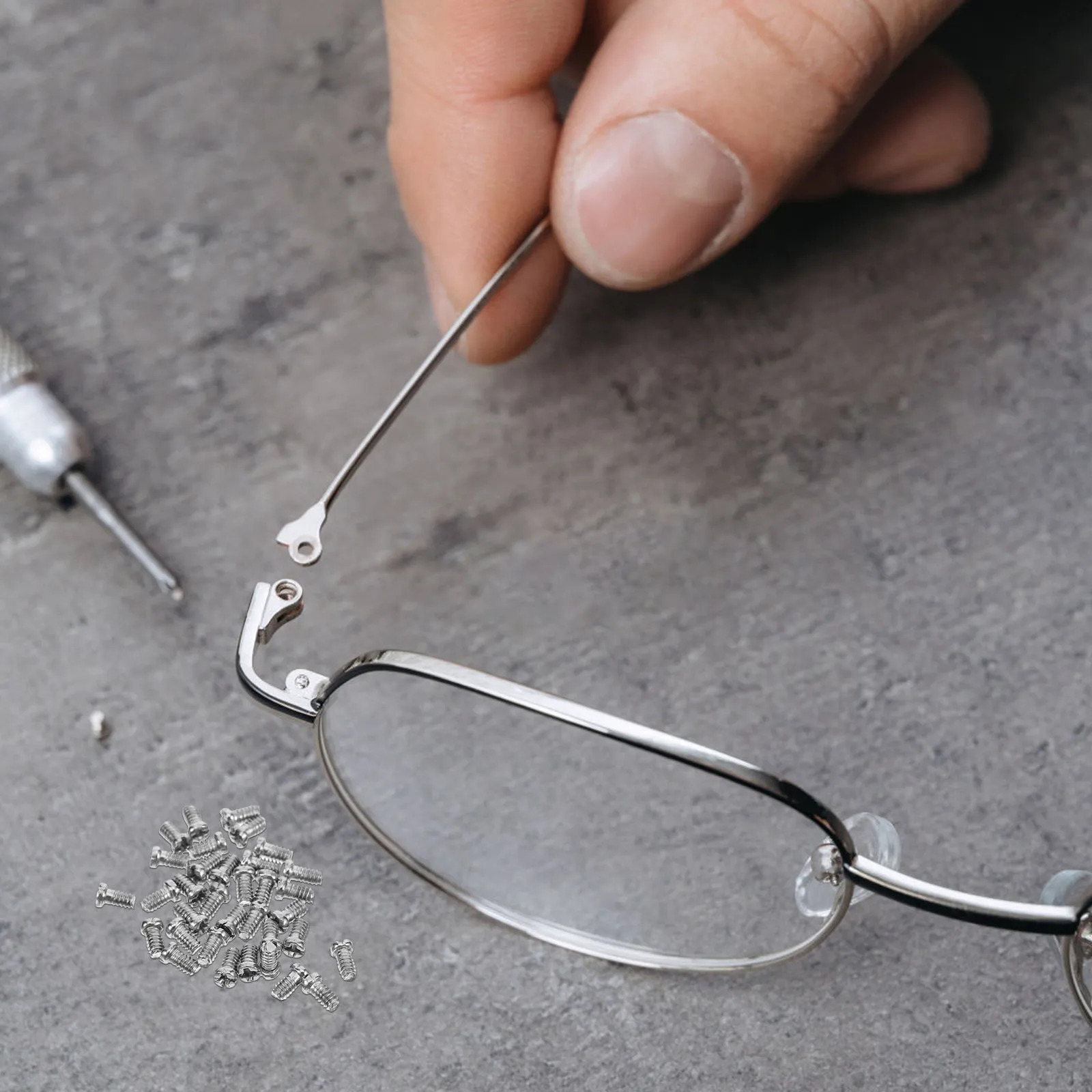 Eyeglass Parts Kit: Mini Metal Screws For Eyeglasses Repair Handy