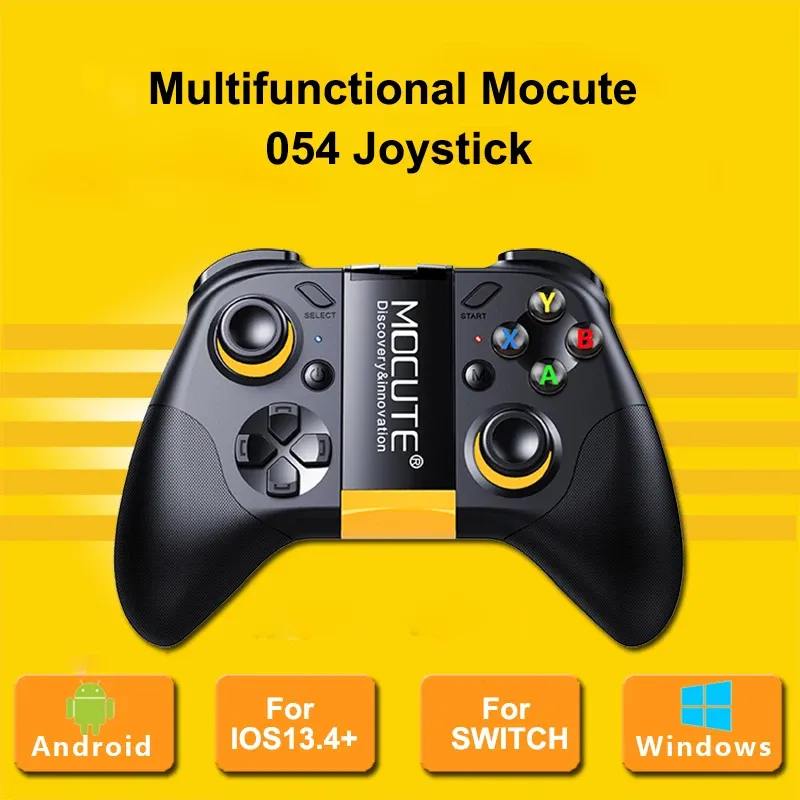 GamePads Mocute054mx wielofunkcyjny bezprzewodowy kontroler gry Bluetooth Bluetooth joystick na Android iOS telefon gamePad PC vrbox