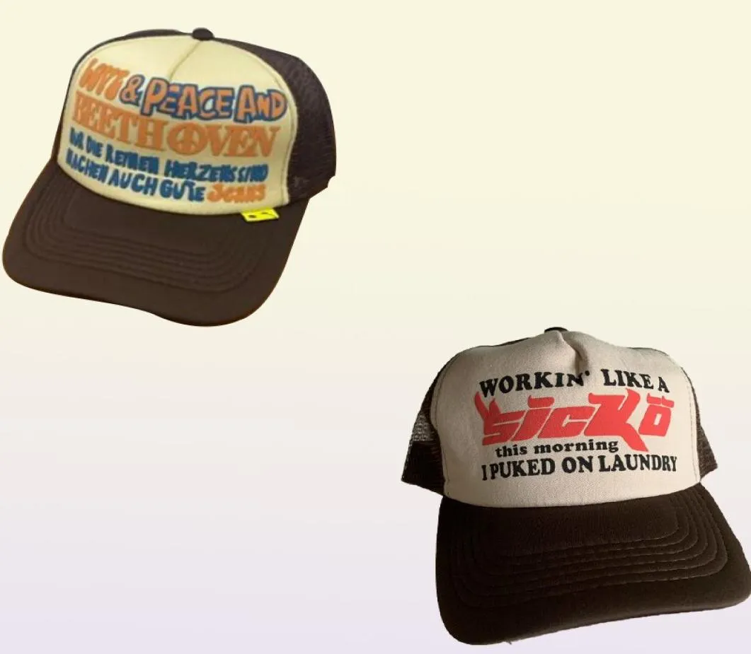 Brown Workin039 jak sicko dziś rano pukłem na pralni Cap Hat Trucker5564890