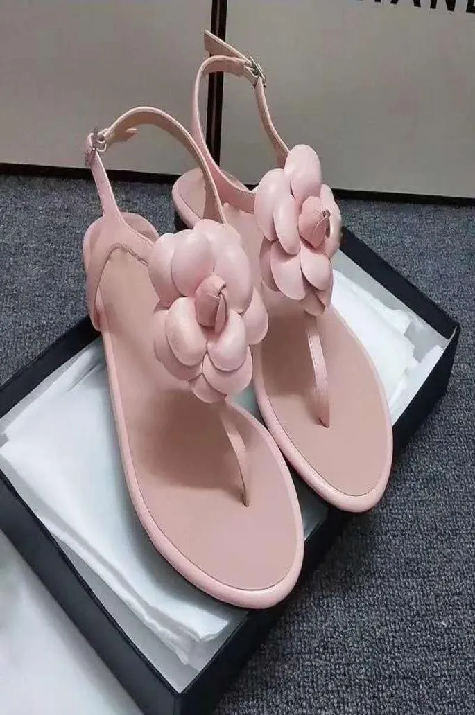 2021 Nouvelle arrivée fleur docoration femme sandales marque de piste authentique chaussures en cuir véritable fille d'été de plage décontractée sandales chaussures 3251936