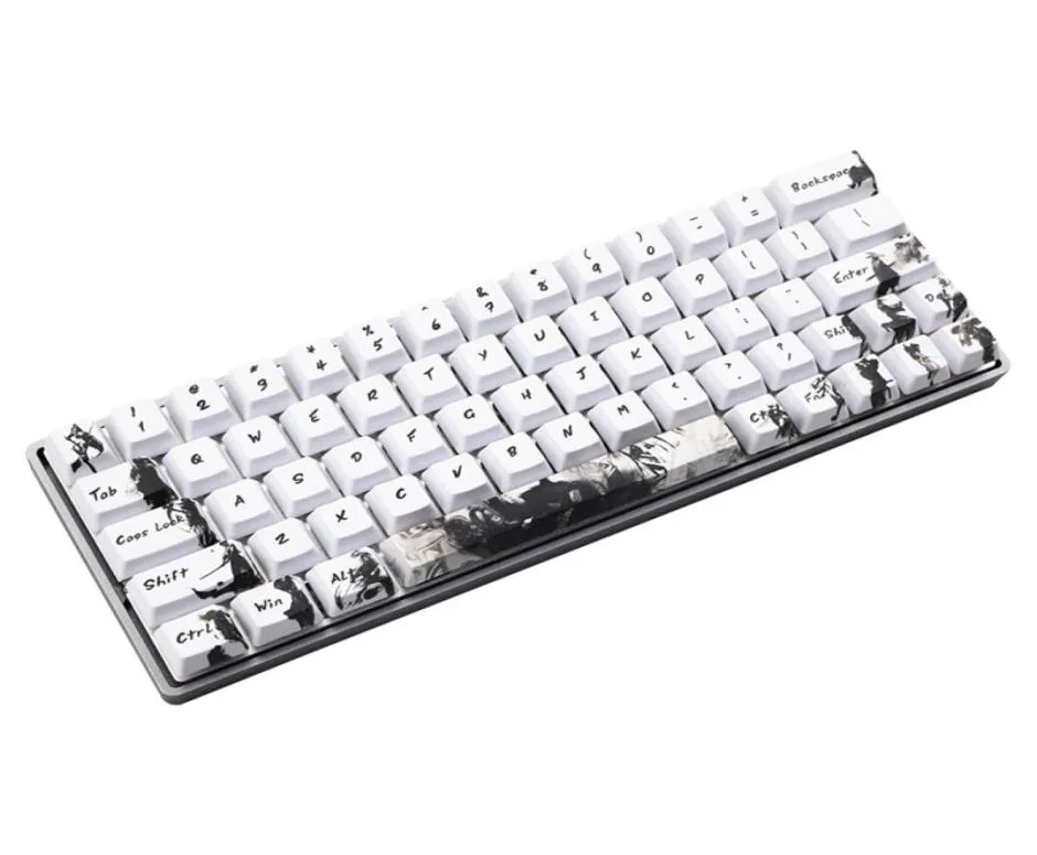 Dyesubbed pbt keycap oem perfil para switches mx gh60 rk61alt61annie poker gk61 gk64 dz60 knight knight errarante keycaps 210618831304