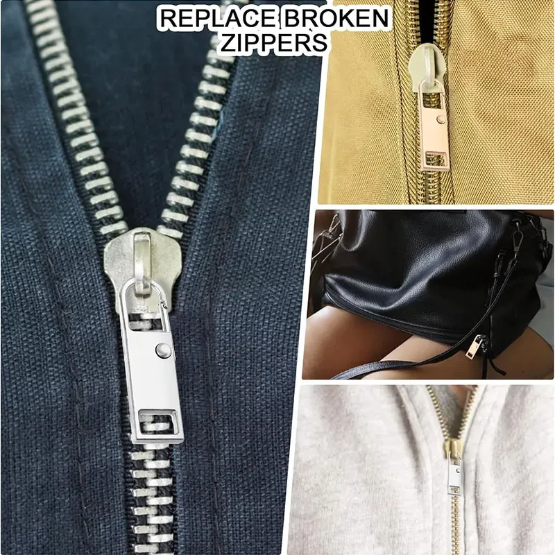 Ykk Zipper Metal Zipper Slider Leather Coat Zipper Repair