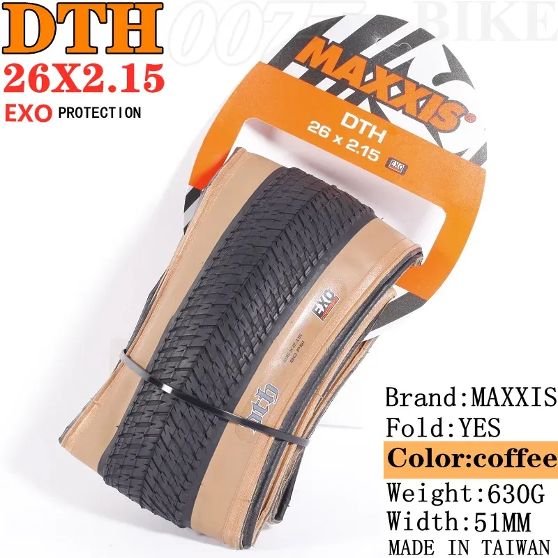 MAXXIS DTH Tire - 20" X 1.75", Wire Bead, EXO Protection, Black