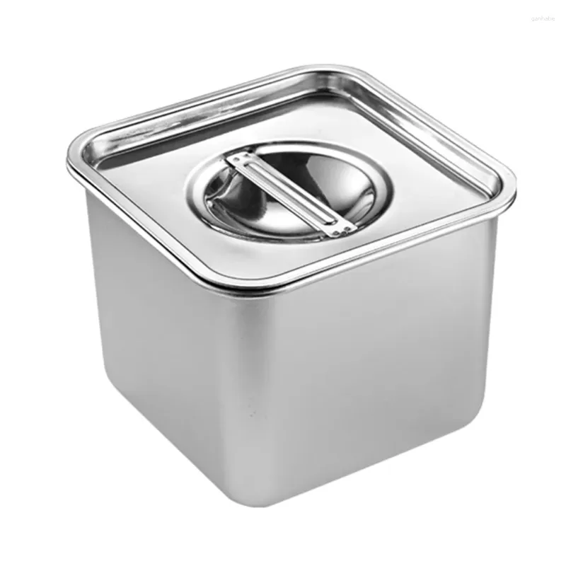 Geschirrsets Metall Edelstahl Geschmack Tasse Reise Salz Shaker Silber Küchenmenge Jar