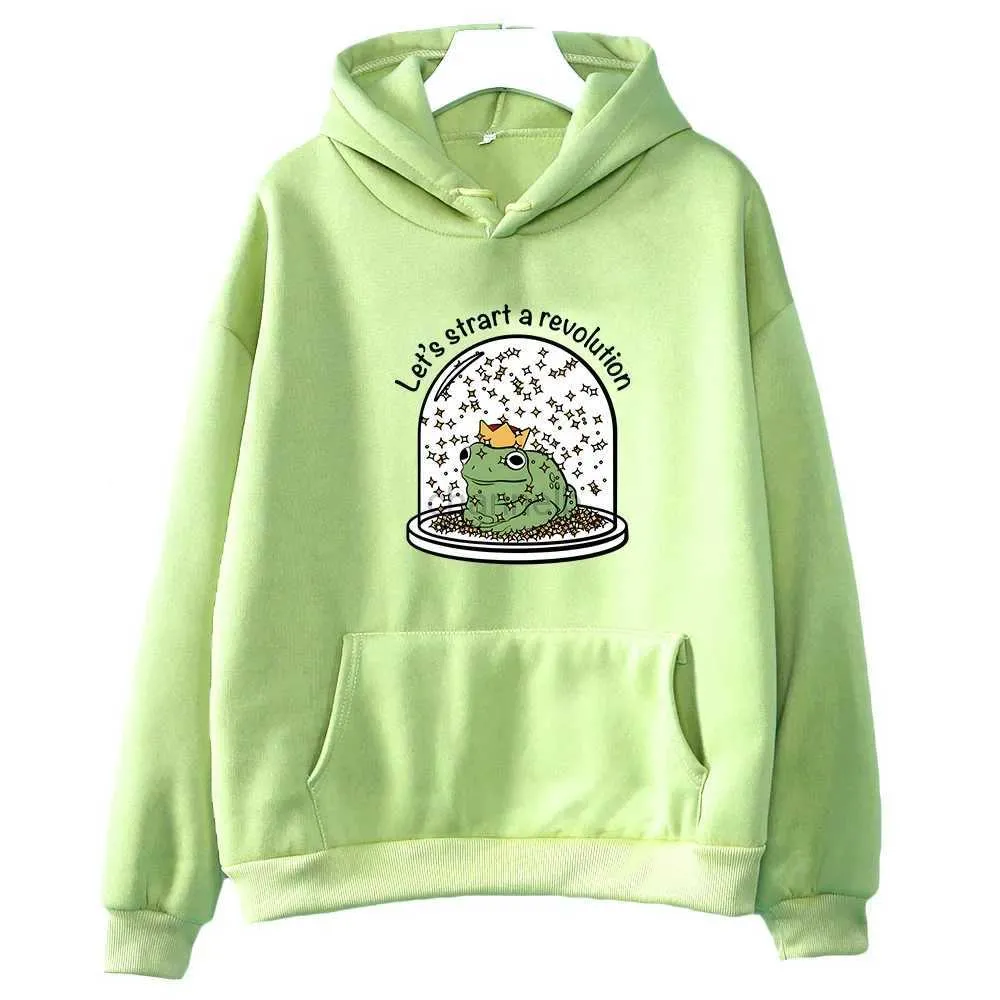 Women's Hoodies Sweatshirts Young Royals Graphic Hoodies Cute Frog Print Clothes Women Autumn Fleece Sweatshirt Unisex Casual Hoody Comfortable Pullovers 240413