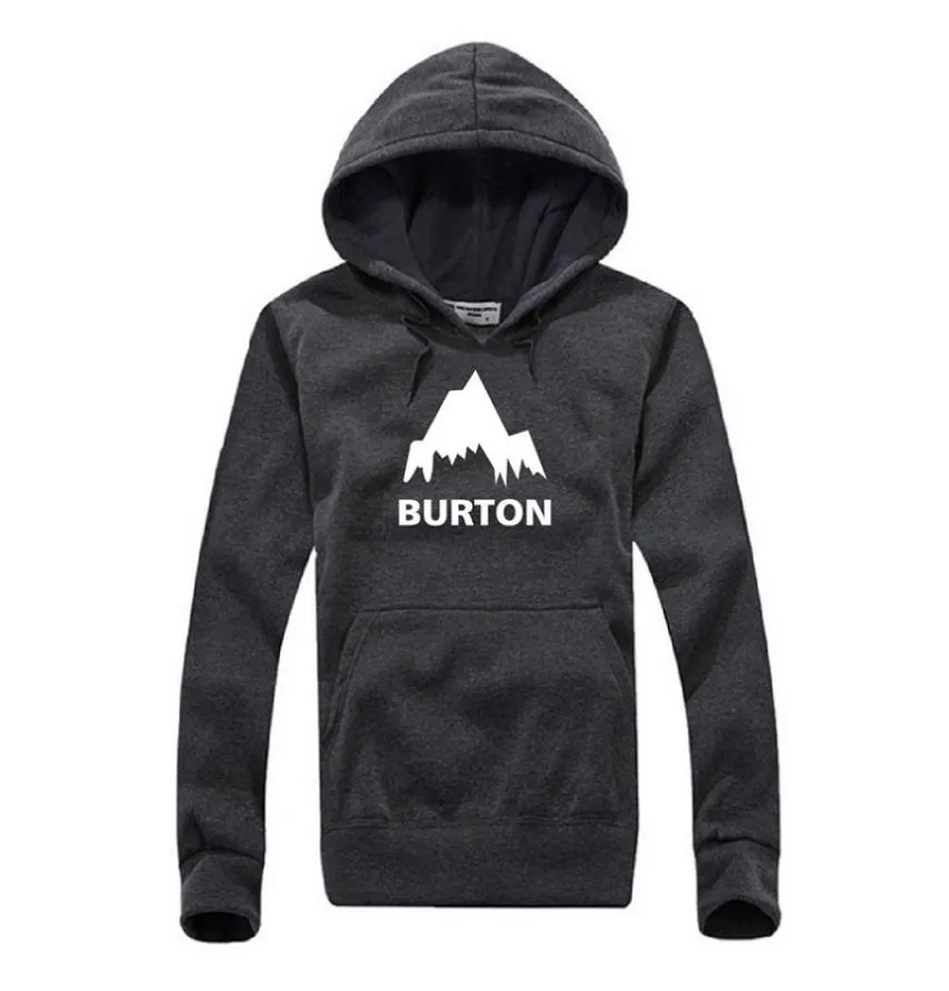 Nieuwe herfst Winter Burton Gedrukte Hoodies Men Casual Fleece lange mouw overjas hoge kwaliteit mannelijke hiphop pullover sweatshirts5831593