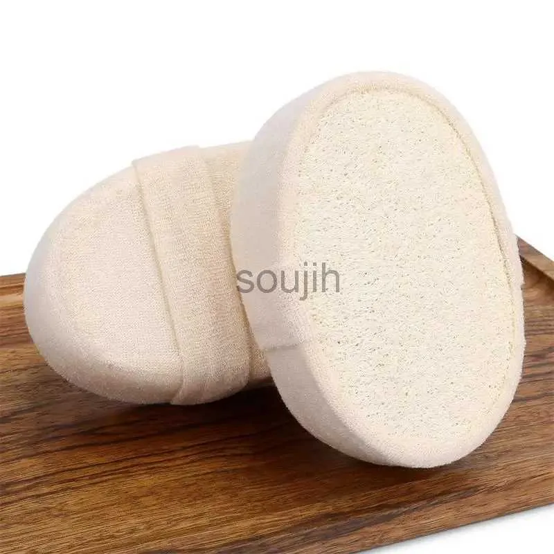 Bath Tools Accessories Loofah natural Esfoliar Esfoliação Esponja Esponja Esporo esfoliante Brilhos de chuveiro macio Back Bathsager Bathing 240414