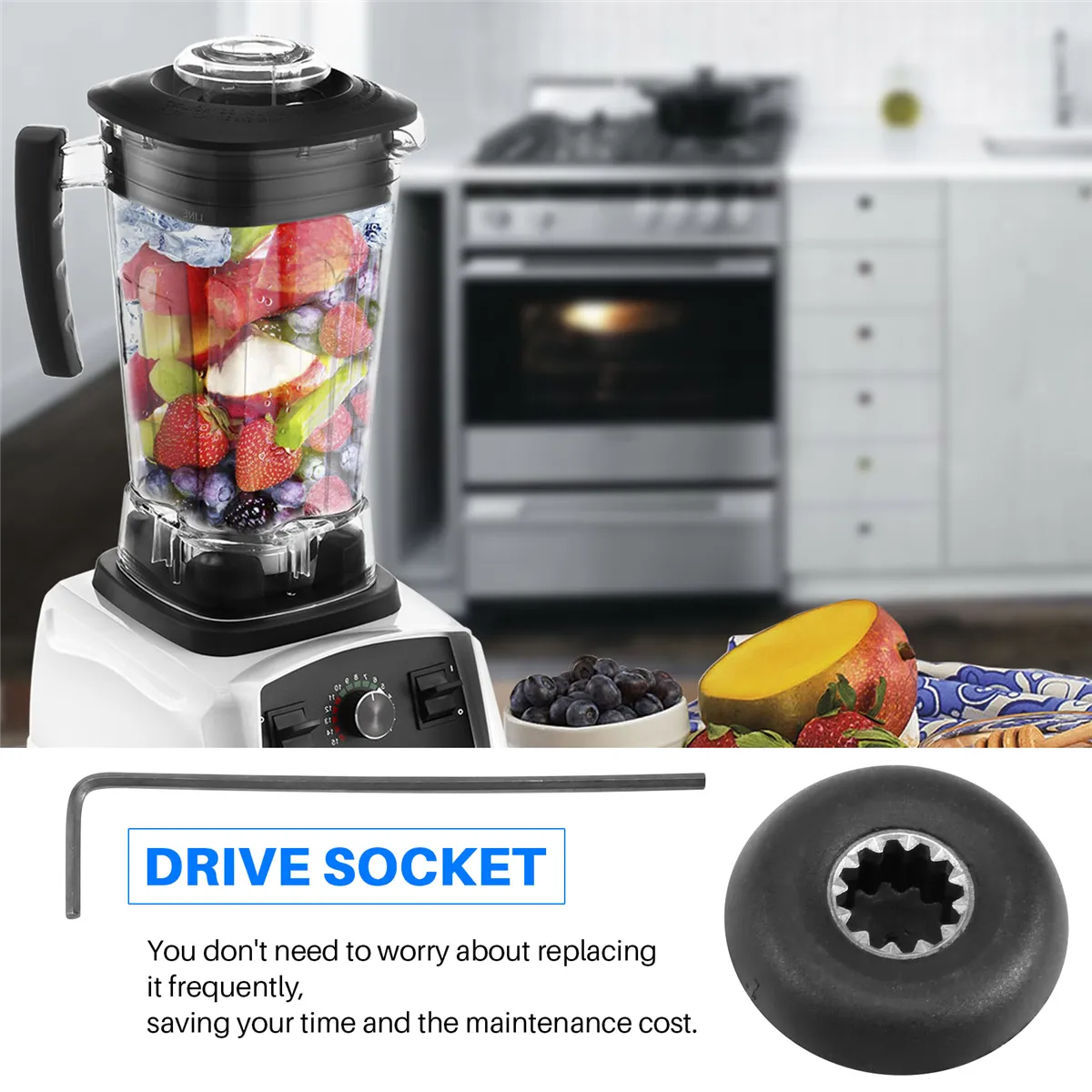 drive socket vitamix blender parts Vitamix Blender Replacement Parts: Drive Socket Kit Accessories