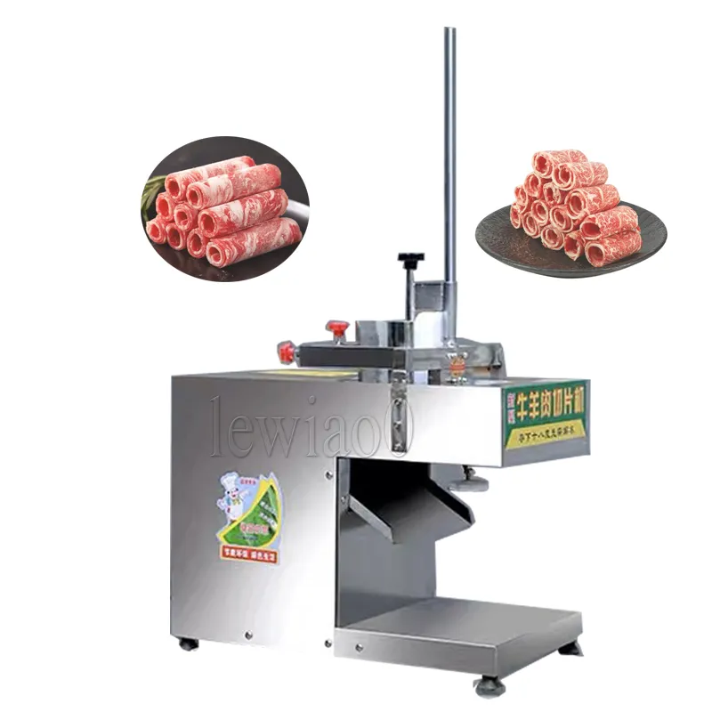 Slicer de carne elétrica Automático Máquina de corte de carne de carne de carne de carneiro