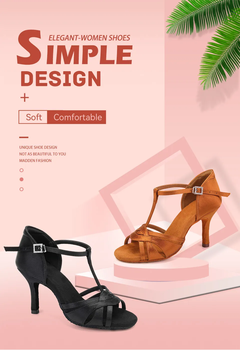 Rosefinch Chaussures De Danse Professionnelle Latine Moderne Pour Femme