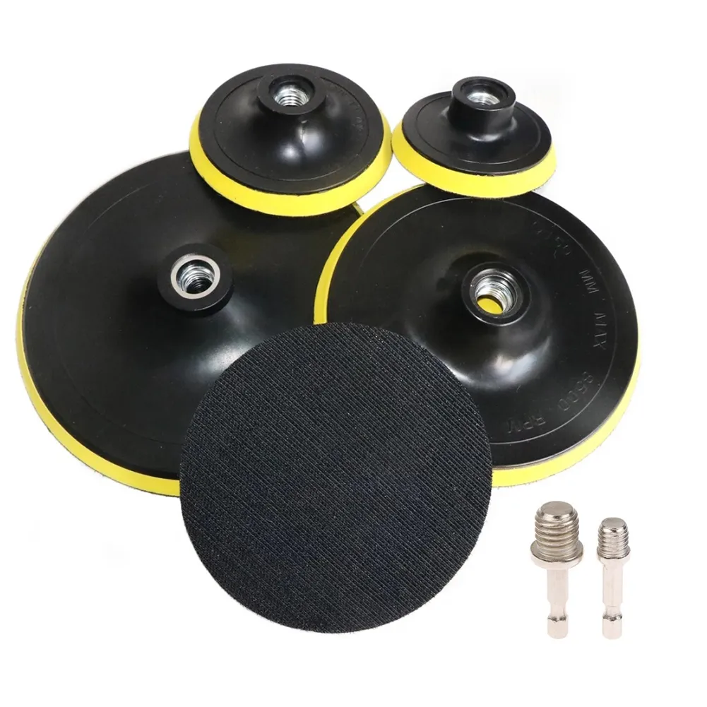 UpgradedSelf-Adhesive Polishing Backing Pad Kit with 10/14mm Thread ...