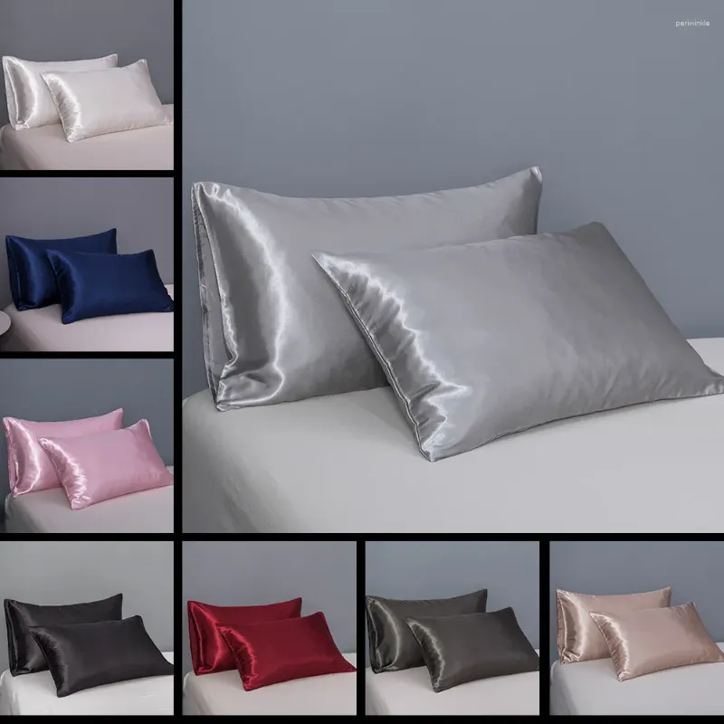 Bedding Sets imitando travesseiro de seda têxteis domésticos