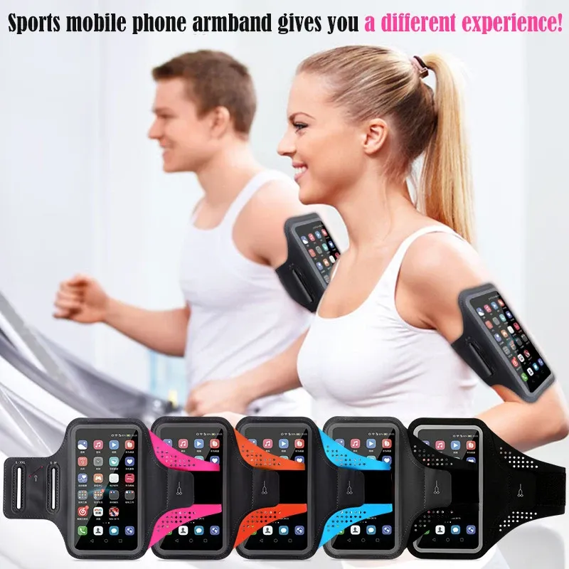 Lycra Armband For Sports: Waterproof Cell Phone Holder For Running