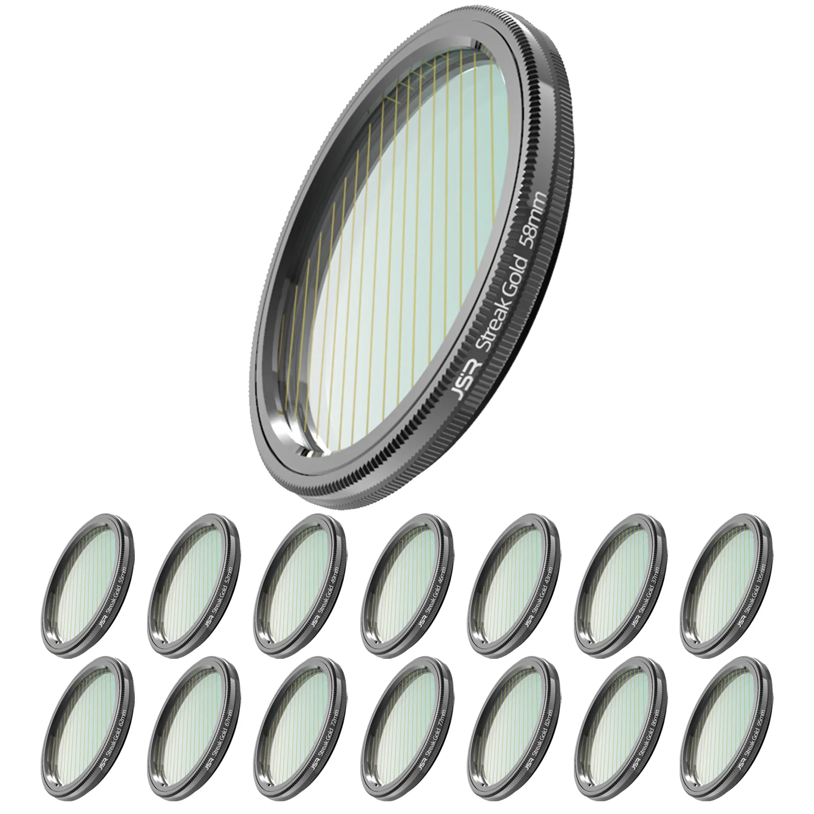 Camera Lens Effects Filters: 37mm-105mm Gold Streak Anamorphic DSLR ...