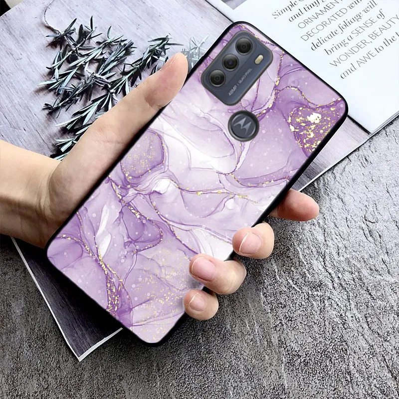 Love Purple phone casing for Moto Models G10, G20,G30
