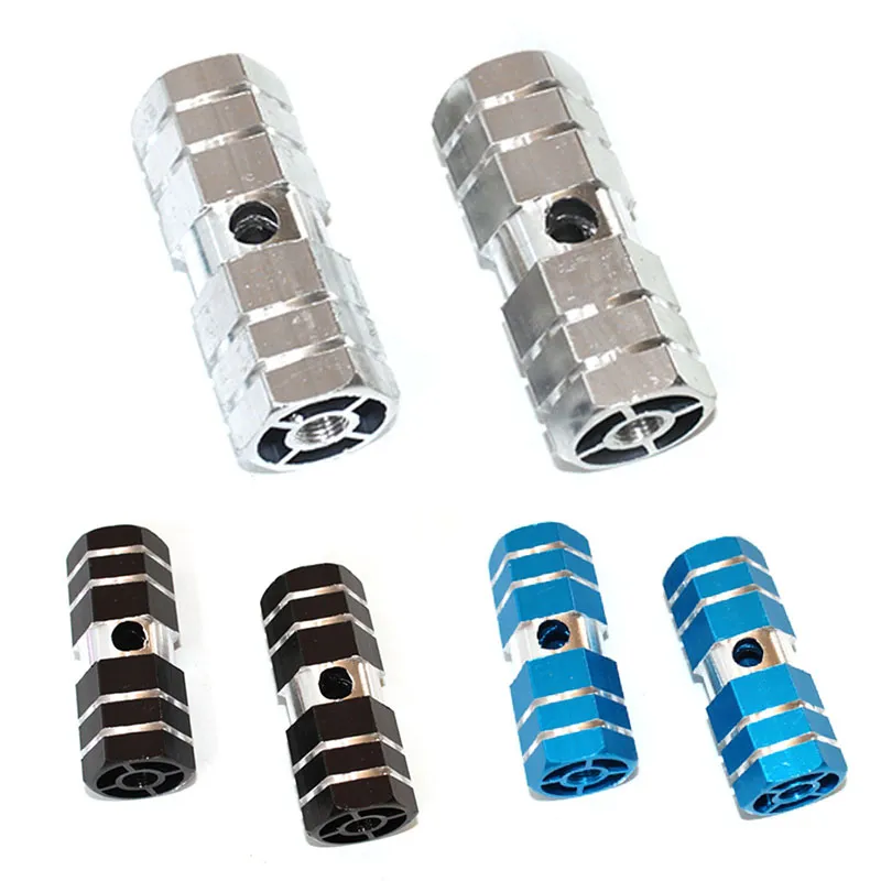 1Pair BMX MTB Mountain Bike Foot Pegs Aluminum Alloy Rear Axle Pedals Pegs Anti Slip Bike Pedals Axle Foot Rest Pegs