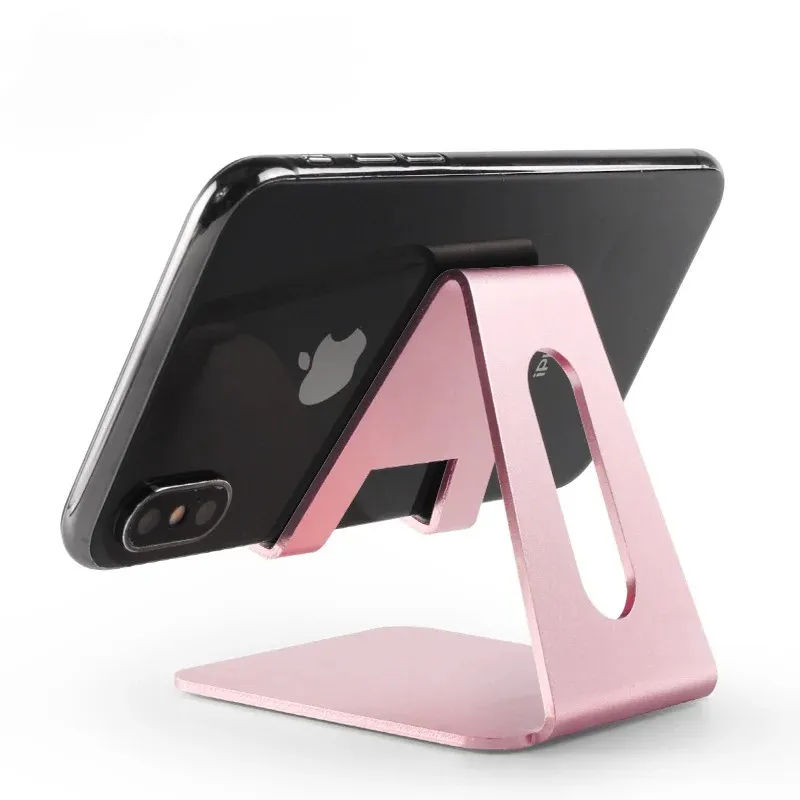 Suporte para celular de mesa para o suporte celular de metal para iPhone X XS Max 8 7 6 12 Stand Phone Stand Desk para Samsung S20 Xiaomi Huawei