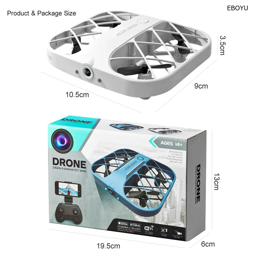 JJRC H107 Mini Drone With Camera 8K 4K Remote Control Flying Toys For Adults Real Time Transmission RC Quadcopter RC Plane From Homepro8 96.97 DHgate.Com