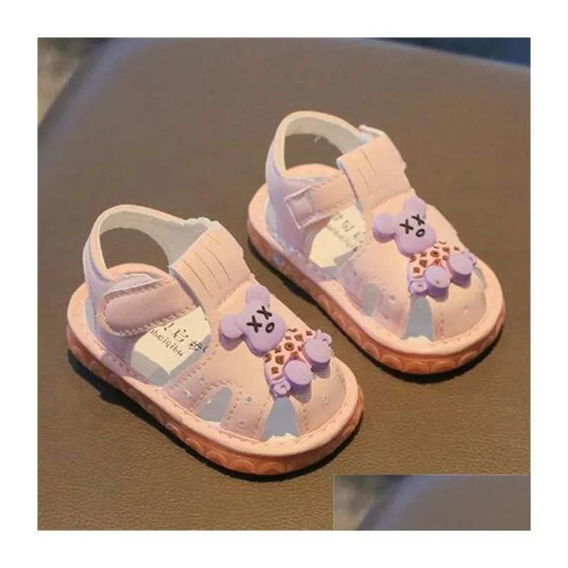 Fashion Luxury Newborn Sandals Boys Girls First Walkers Baby Toddler Kids Shoes Summer Soft Bottom Breathable Sports Little Baby Shoes