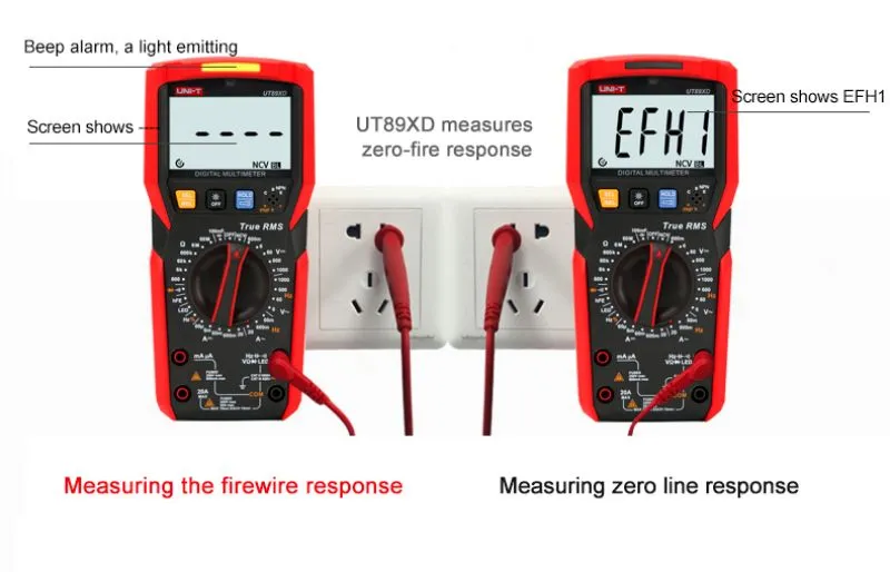 Ut89xd UNI-T UT89XD True RMS Professional Digital digital multimeter with AC ...