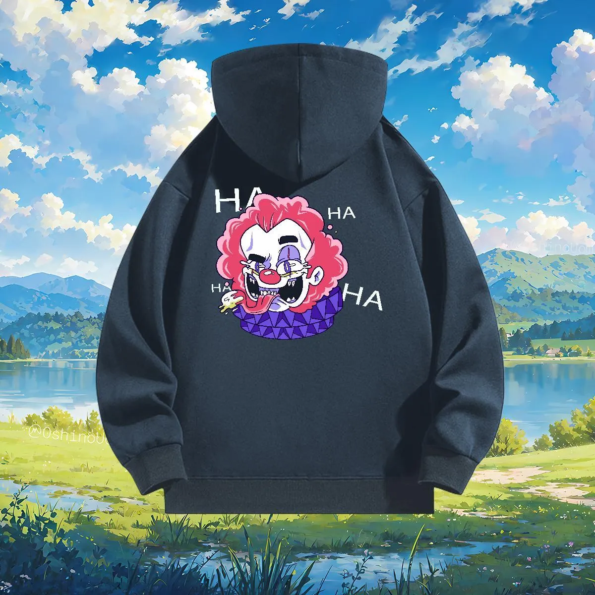 Fashion New Hooded Sweatshirt Hooded Collar Brand Men s Hooded Sweatshirt Floral Print Pullover Hoodie Daily Wear Thick Fleece