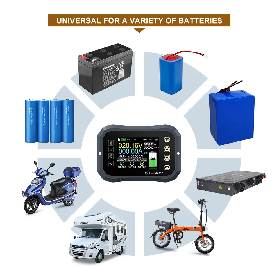 Compteur De Capacité Batterie Bluetooth DC 8-100V - Écran 2.4 Pouces, Coulomètre
