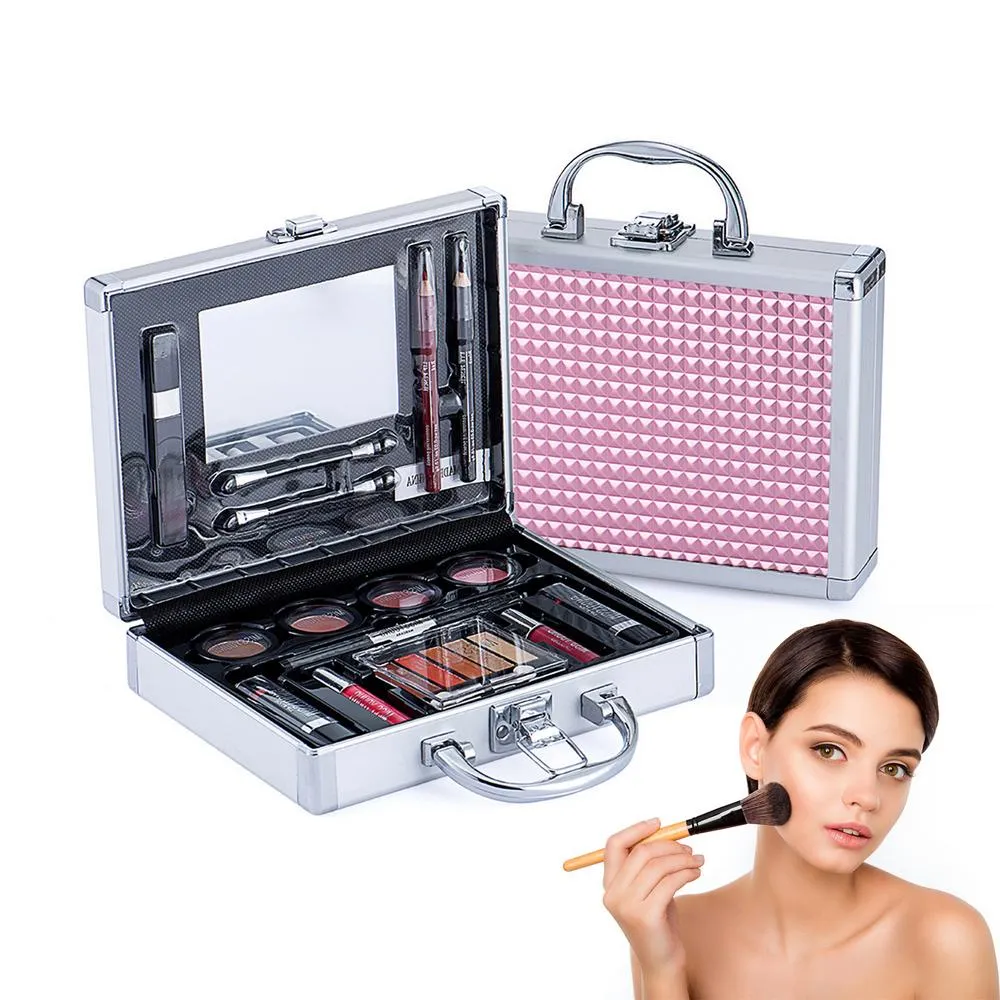 Complete Makeup Kit For Beginners Eyeshadow, Lipstick, Eyebrow