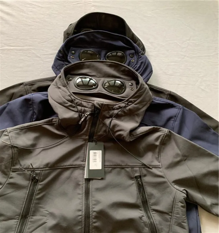 Giacca cp di alta qualità da uomo cappotti marcata con cerniera designer giacca da giggle goggle goggle hood cooded streetwear 20049173279