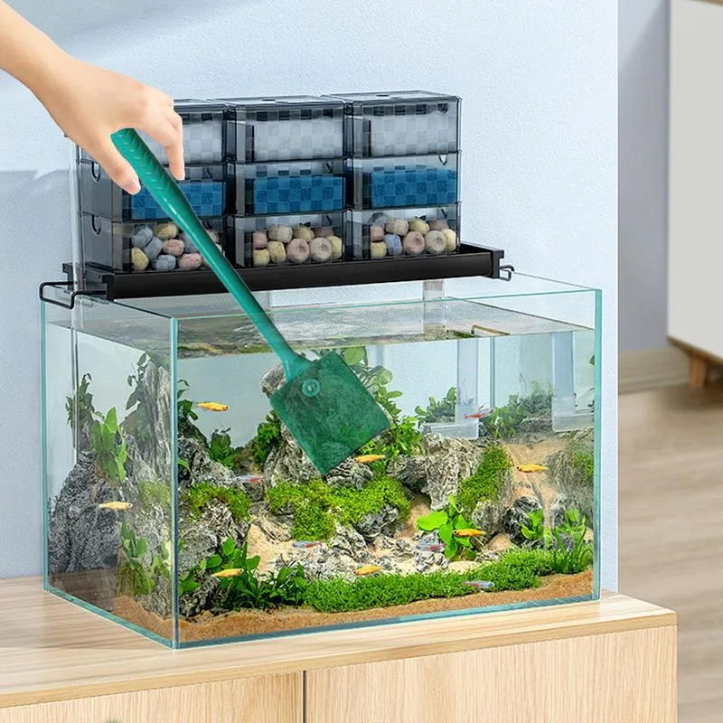 Wholesale Non Slip Aquarium Fish Tank Brush With Sponge Head For Glass Crevice Algae And Fish Tank And Pool Clean Essential Cleaner Tool From Quanyuanfacai 12.71 DHgate.Com
