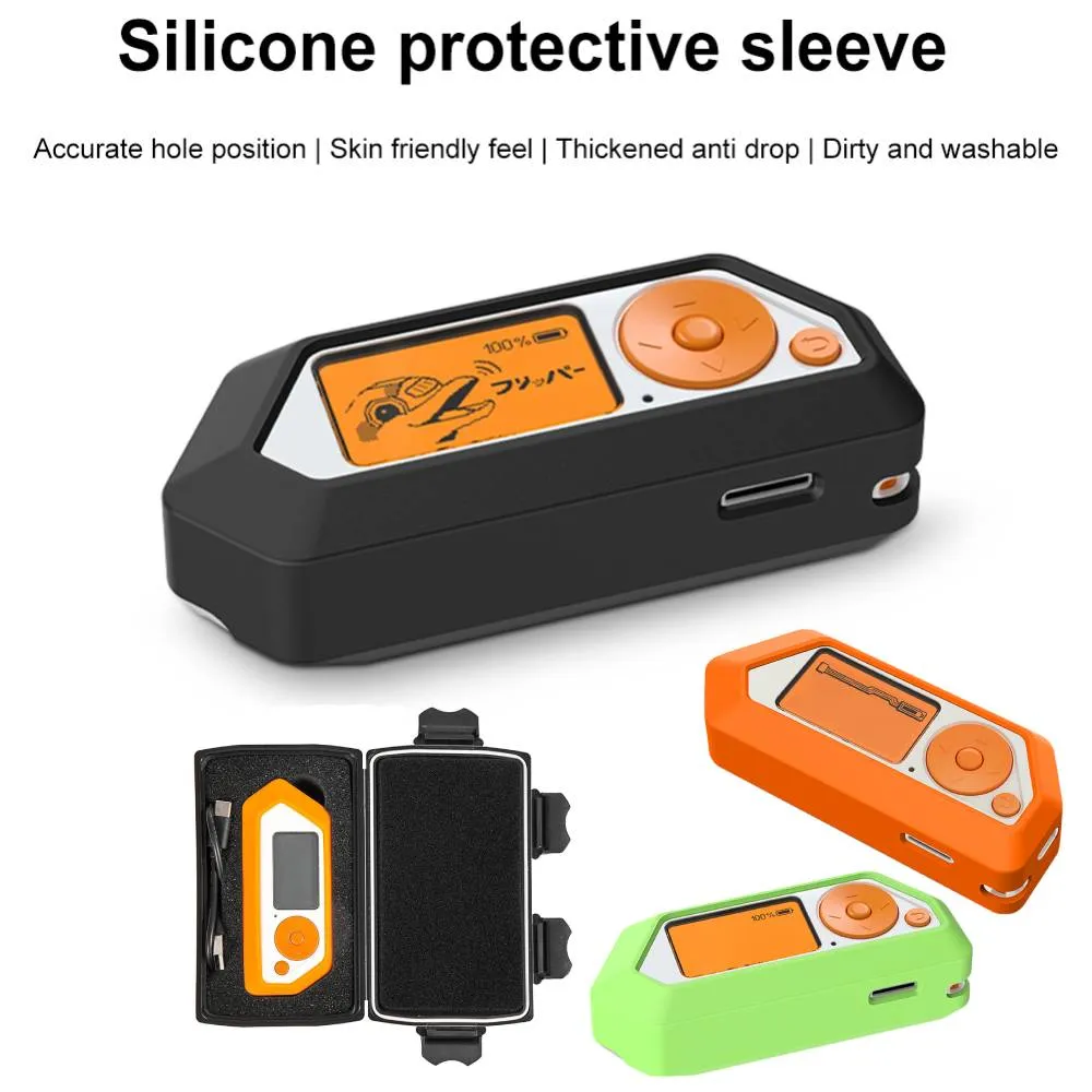 Flipper Zero 3-Piece Protective Kit: Silicone Case, Screen