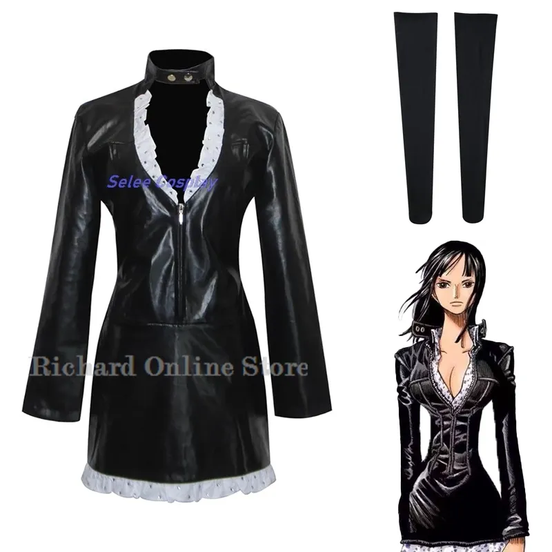 zimmermann black floral dress One Piece Nico Robin Two Years Ago Cosplay Costume  Gcosplay
