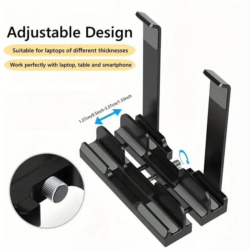 Optimized Product Title: Vertical Laptop Stand With Scratchproof Pads ...